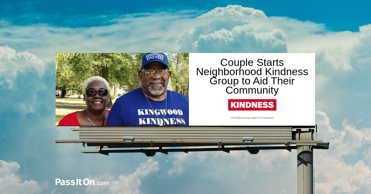 Couple Starts Neighborhood Kindness Group to Aid their Community 