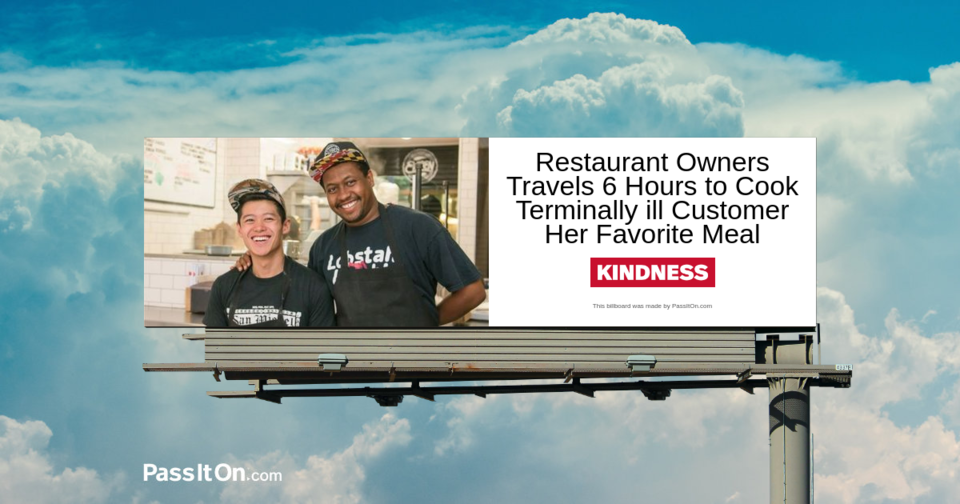 Restaurant Owners Travels 6 Hours to Cook Terminally Ill Customer Her Favorite Meal 