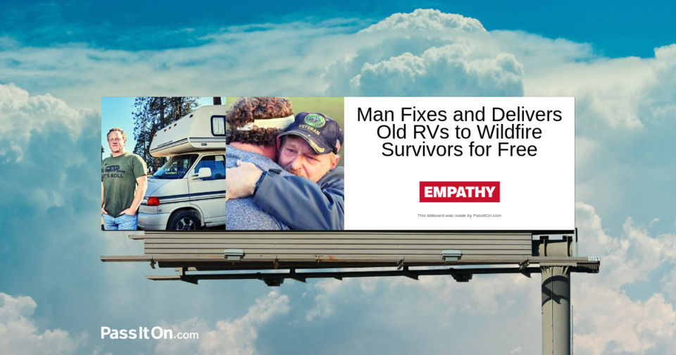 Man Fixes and Delivers Old RVs to Wildfire Survivors for Free