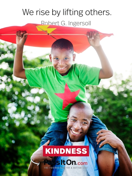 We rise by lifting others. #<Author:0x00007f728a462950>