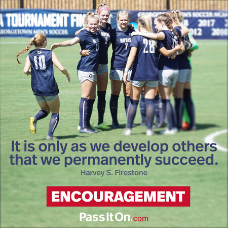 It is only as we develop others that we permanently succeed. #<Author:0x00007f2b21c1c1d8>