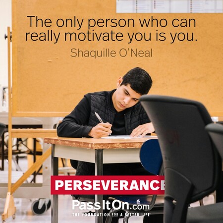 The only person who can really motivate you is you. #<Author:0x00007f58c6988700>