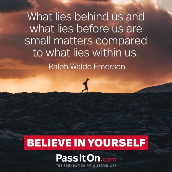 What lies behind us and what lies before us are small matters compared to what lies within us.  #<Author:0x00007f2b21bb3200>