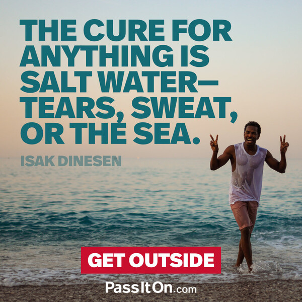The cure for anything is salt water—tears, sweat, or the sea.

 #<Author:0x00007f2b21b6eb00>