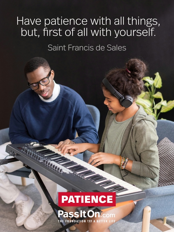 Have patience with all things, but, first of all with yourself. #<Author:0x00007f58c68b2308>