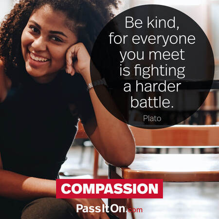 Be kind, for everyone you meet is fighting a harder battle. #<Author:0x00007f58c6784760>