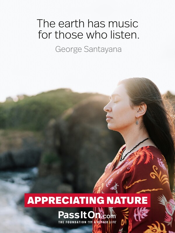 The earth has music for those who listen. #<Author:0x00007f58c68dd5d0>