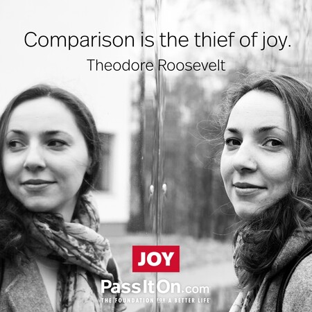 Comparison is the thief of joy. #<Author:0x00007f58c6895640>