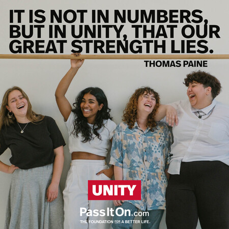 It is not in numbers, but in unity, that our great strength lies. #<Author:0x00007f58c6785160>