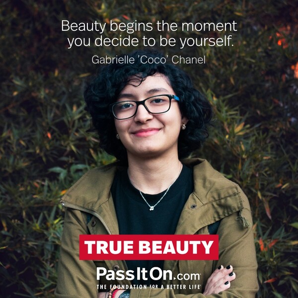 Beauty begins the moment you decide to be yourself. #<Author:0x00007f2b21bf0dd0>