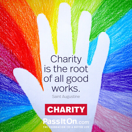 Charity is the root of all good works. #<Author:0x00007f1ae8020dc8>