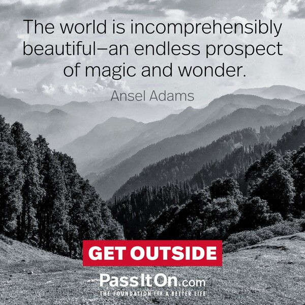 The world is incomprehensibly beautiful—an endless prospect of magic and wonder. #<Author:0x00007f2b2303a160>