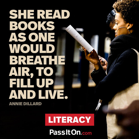 She read books as one would breathe air, to fill up and live. #<Author:0x00007f2b220d8d48>