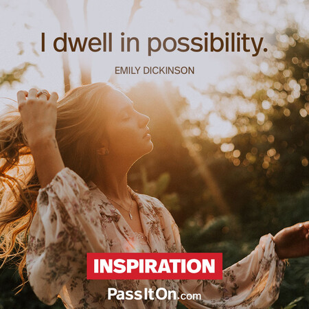 I dwell in possibility. #<Author:0x00007f1ae8016418>