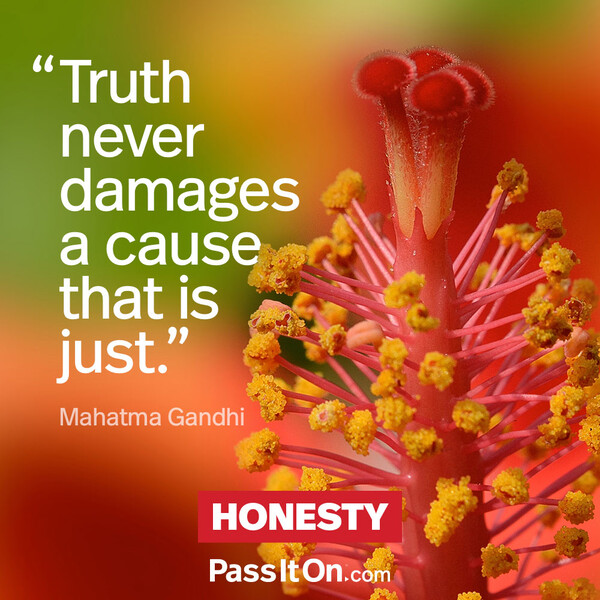 Truth never damages a cause that is just. #<Author:0x00007f2b21fc3c00>