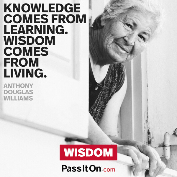 Knowledge comes from learning. Wisdom comes from living. #<Author:0x00007f2b220da508>