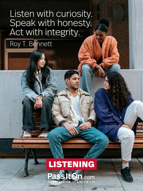 Listen with curiosity. Speak with honesty. Act with integrity. #<Author:0x00007f2b21b93360>