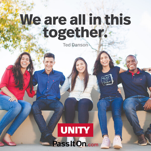 We are all in this together. #<Author:0x00007f2b21be6560>