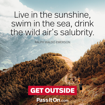 Live in the sunshine, swim in the sea, drink the wild air’s salubrity. #<Author:0x00007f2b21b5f290>