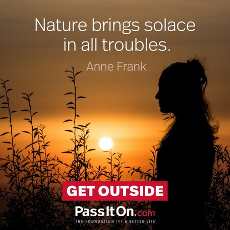 Nature brings solace in all troubles. #<Author:0x00007f1adbdb3d58>