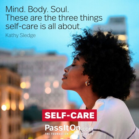 Mind. Body. Soul. These are the three things self-care is all about. #<Author:0x00007f58c5a98358>