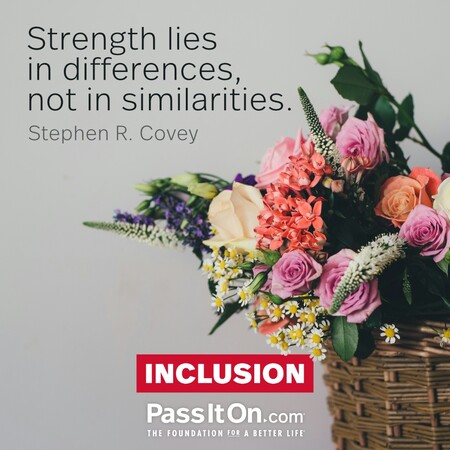 Strength lies in differences, not in similarities. #<Author:0x00007f1ae8074b08>