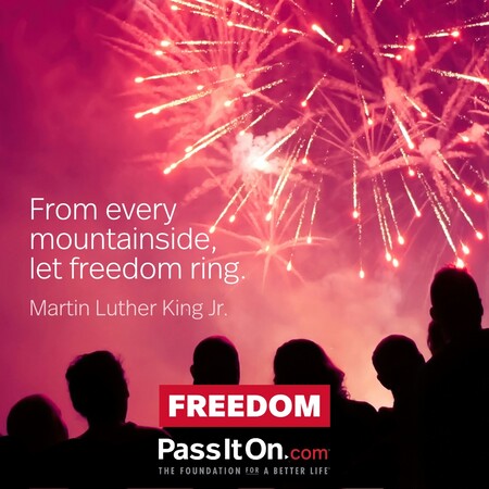 From every mountainside, let freedom ring. #<Author:0x00007f2b21bf58d0>
