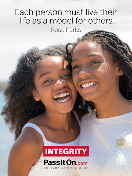 Each person must live their life as a model for others. #<Author:0x00007f1ae801eb18>